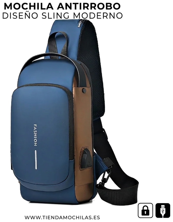 MOCHILA ANTIROBO - ángulo antirrobo urbano